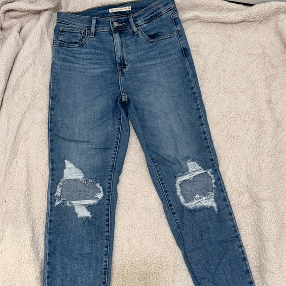 Levis 724 High Rise Straight Crop Jeans Size 26 - Picture 4 of 4